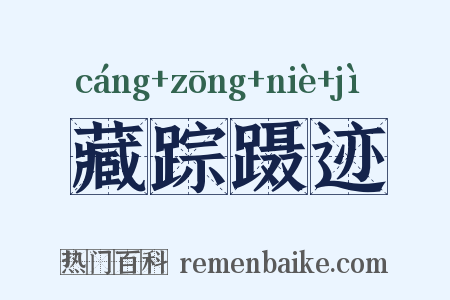 藏踪蹑迹是什么意思的图片